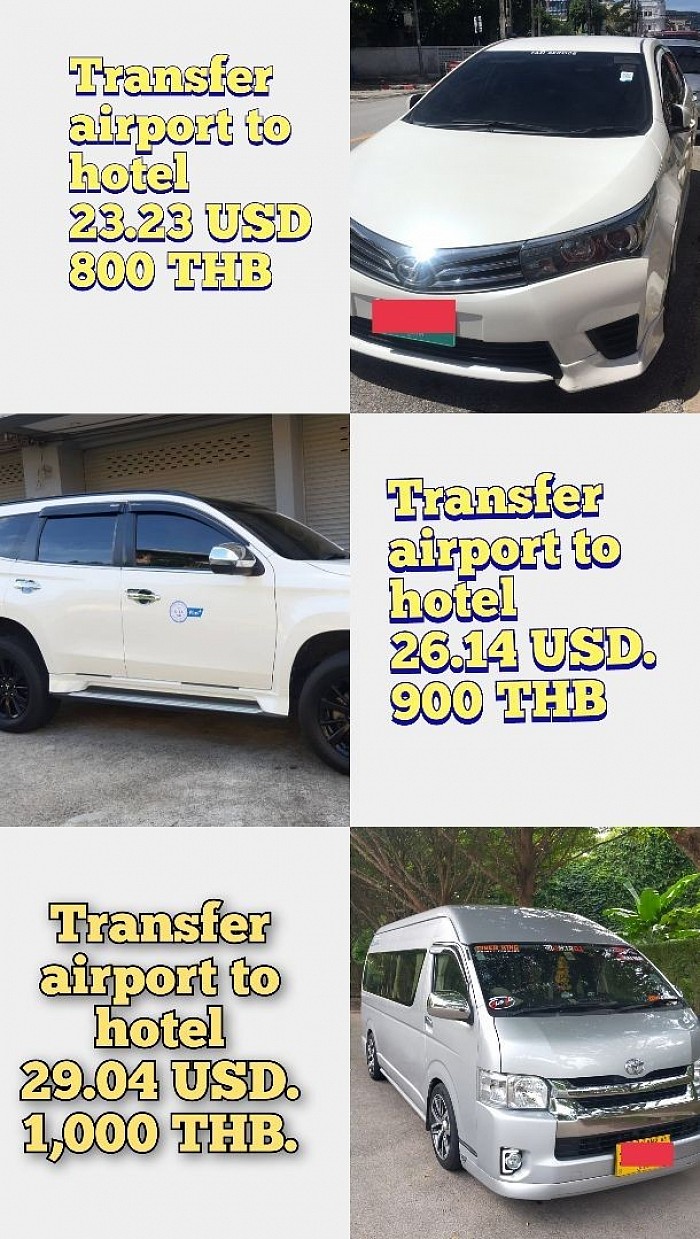 Transfer from Phuket airport to the hotel